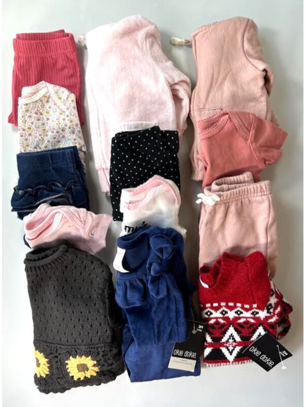 Girls Clothing Bundle-Size 3 Months, Lot of 13 Pieces, 2 Items Are NWT